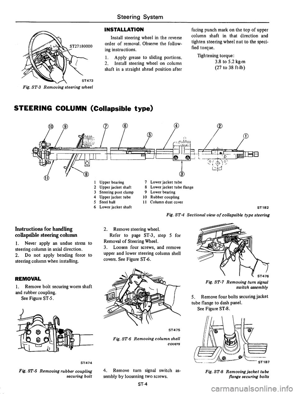 DATSUN 610 1974  Service Manual 