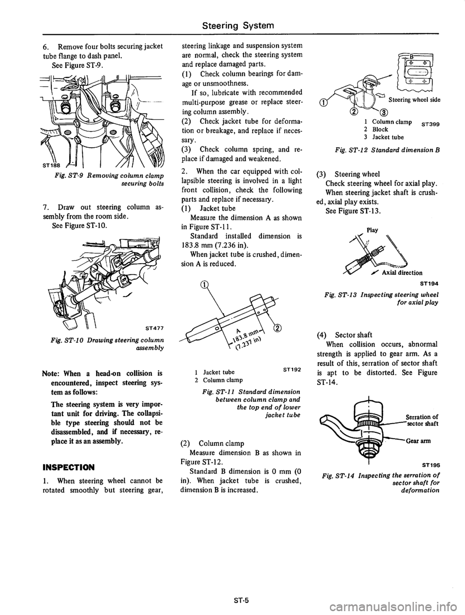 DATSUN 610 1974  Service Manual 