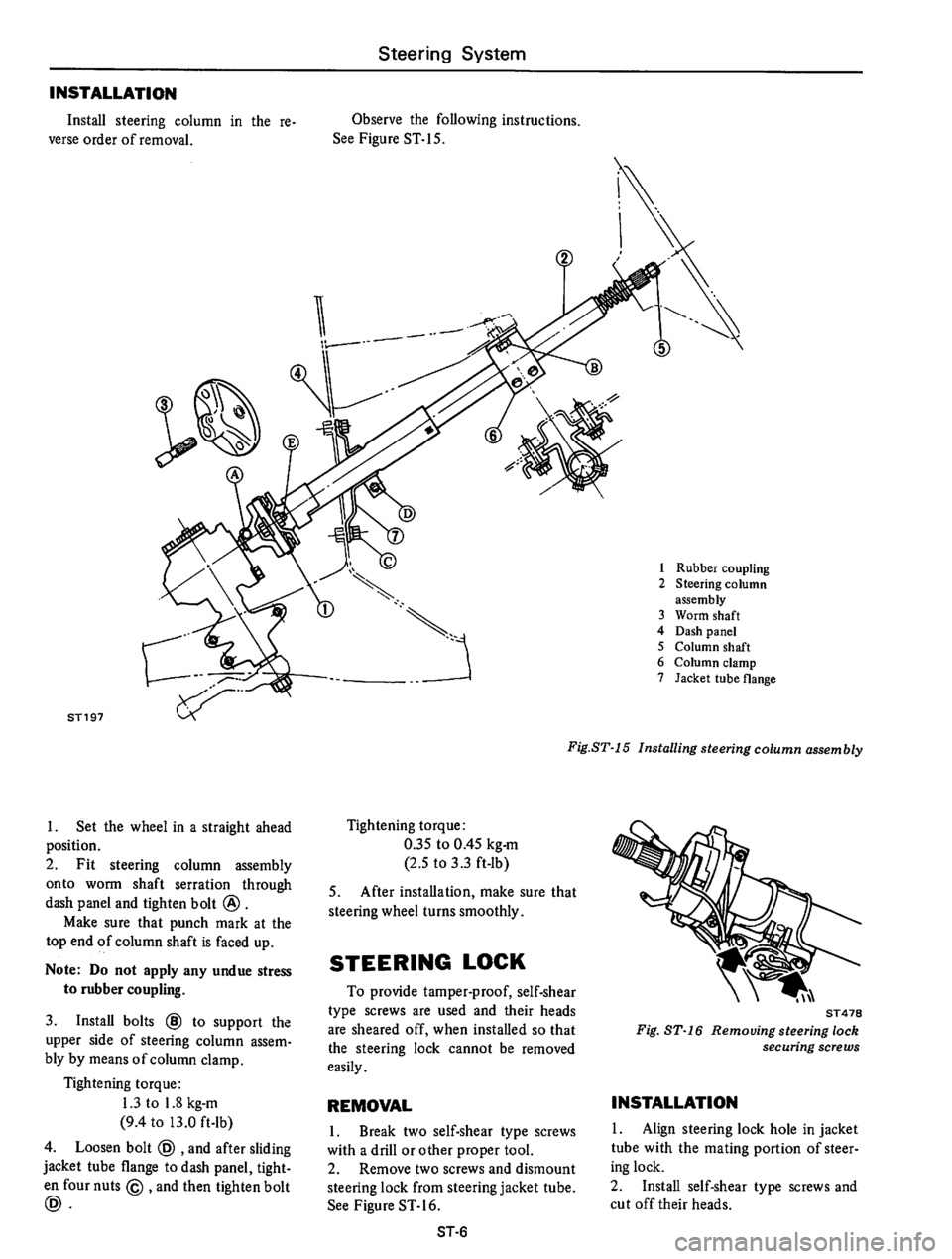DATSUN 610 1974  Service Manual 