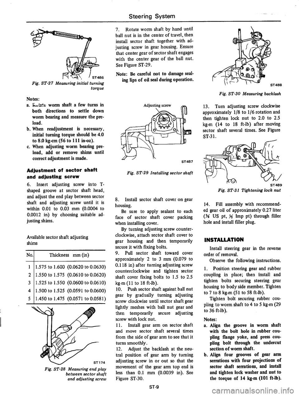 DATSUN 610 1974  Service Manual 