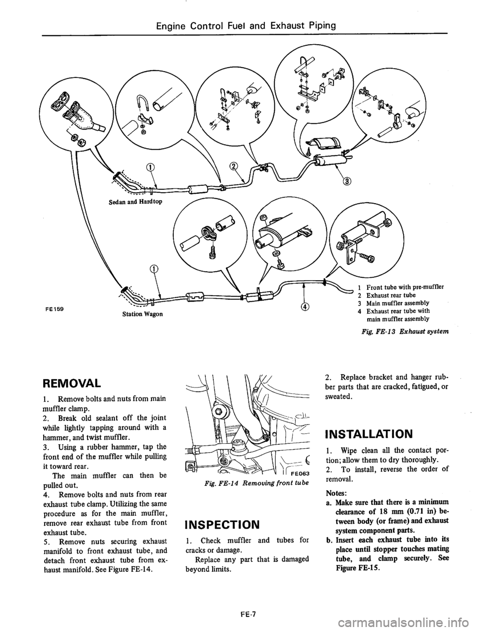DATSUN 610 1974  Service Manual 
