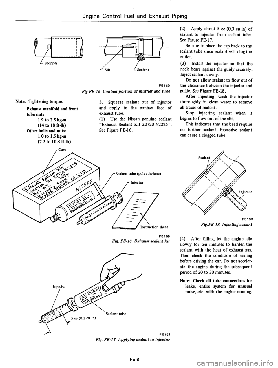 DATSUN 610 1974  Service Manual 