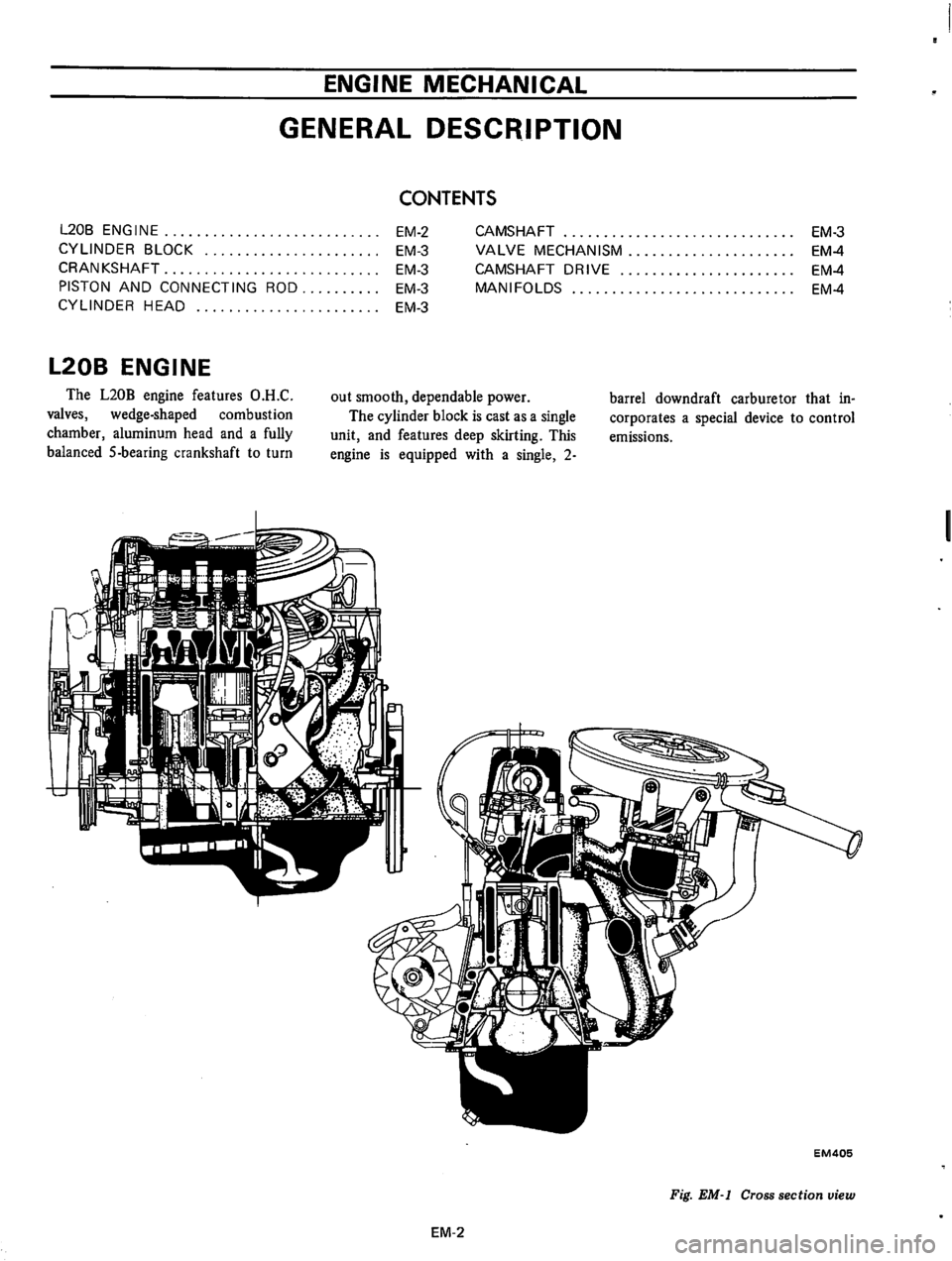 DATSUN 610 1974  Service Manual 