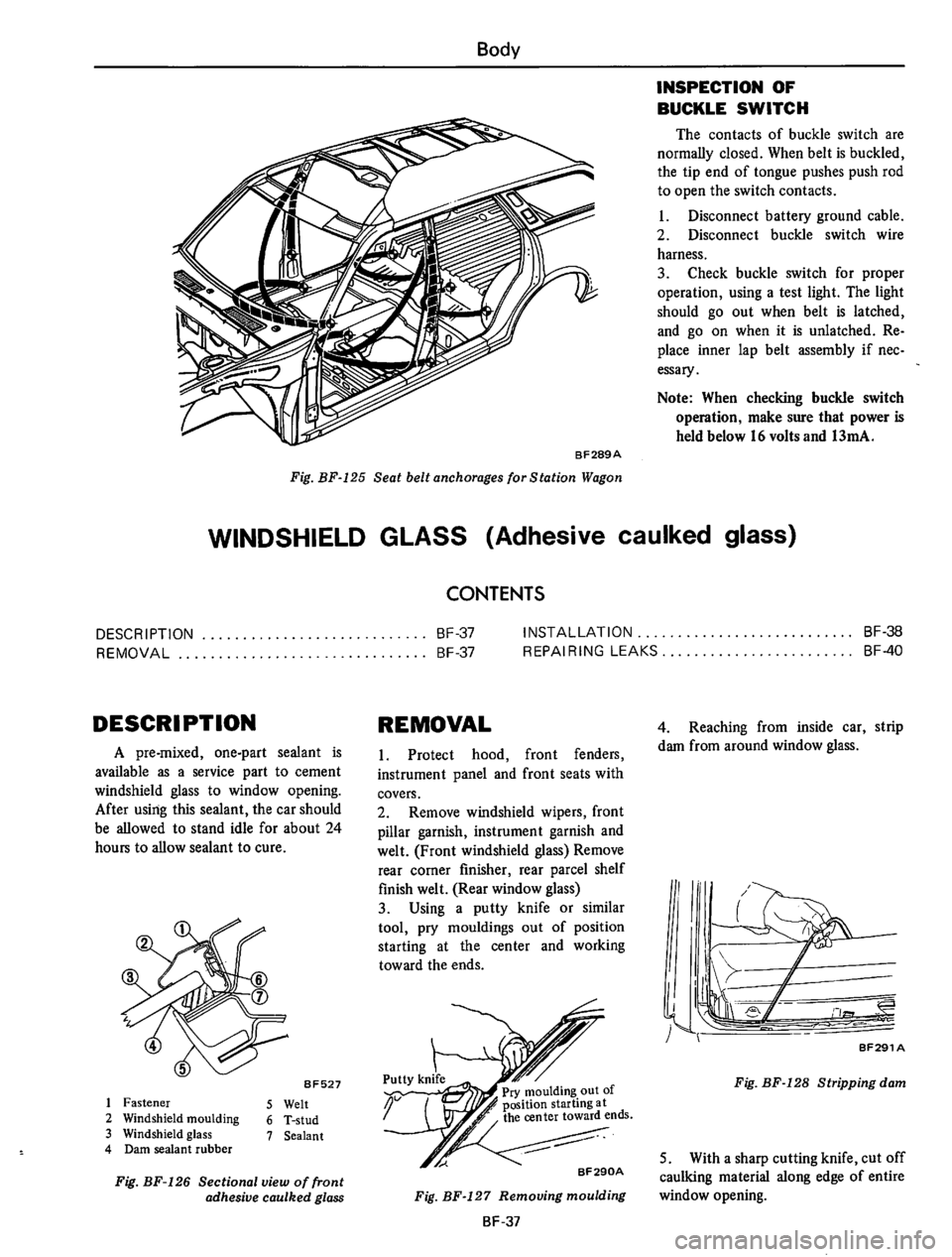 DATSUN 610 1974  Service Manual 