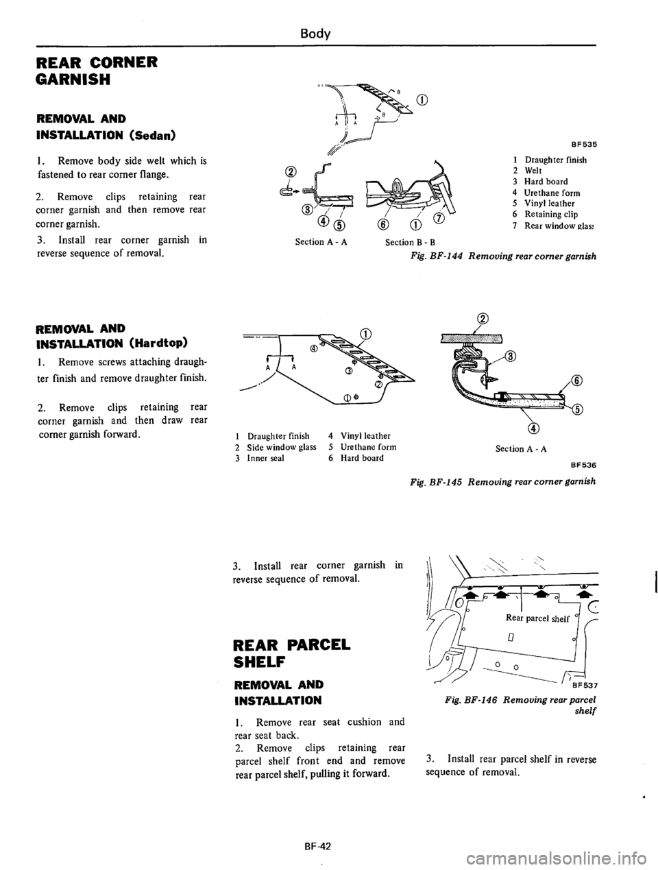 DATSUN 610 1974  Service Manual 