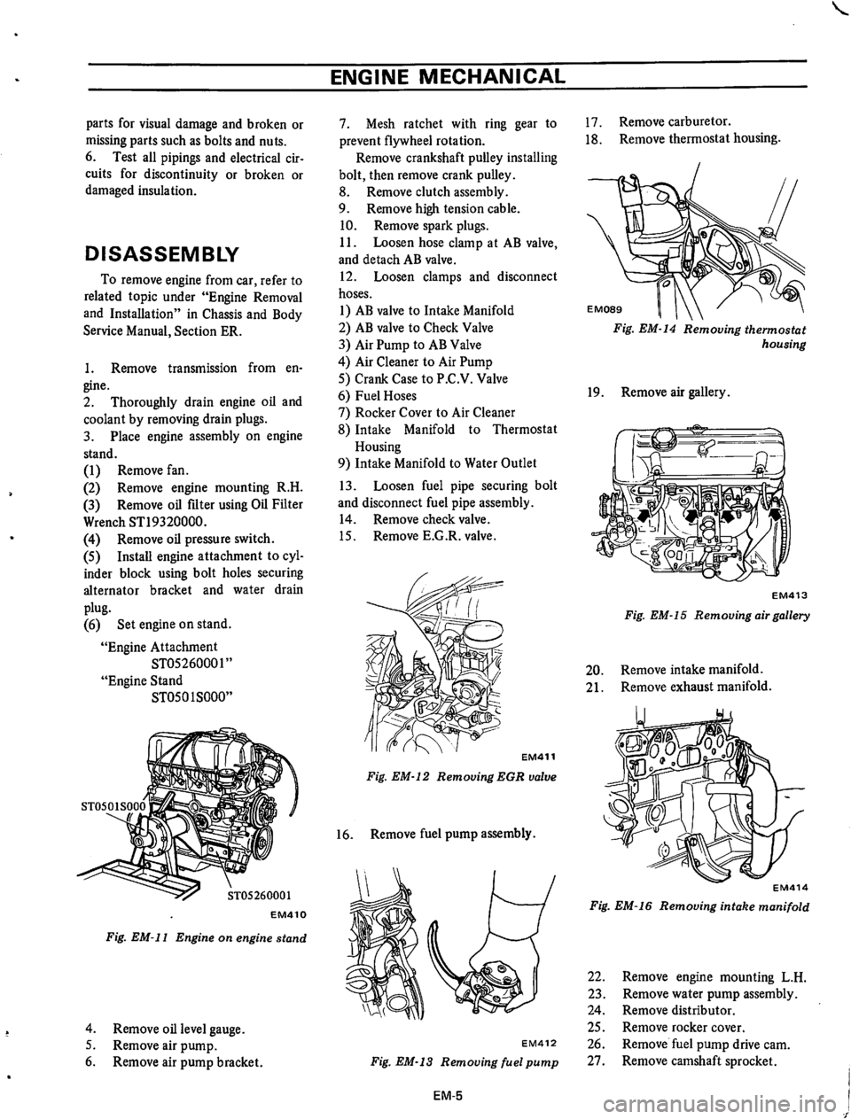 DATSUN 610 1974  Service Manual 