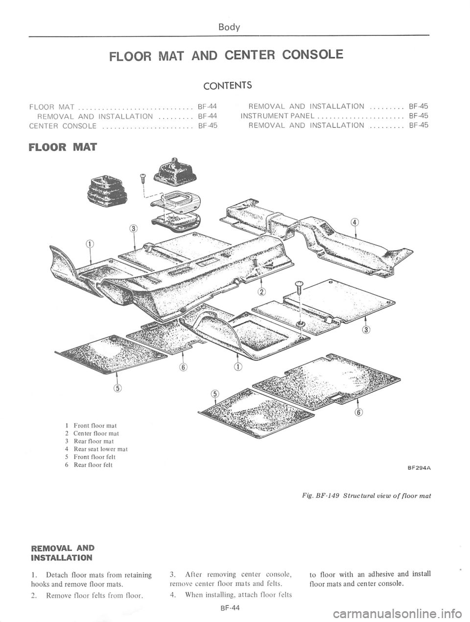 DATSUN 610 1974  Service Manual 