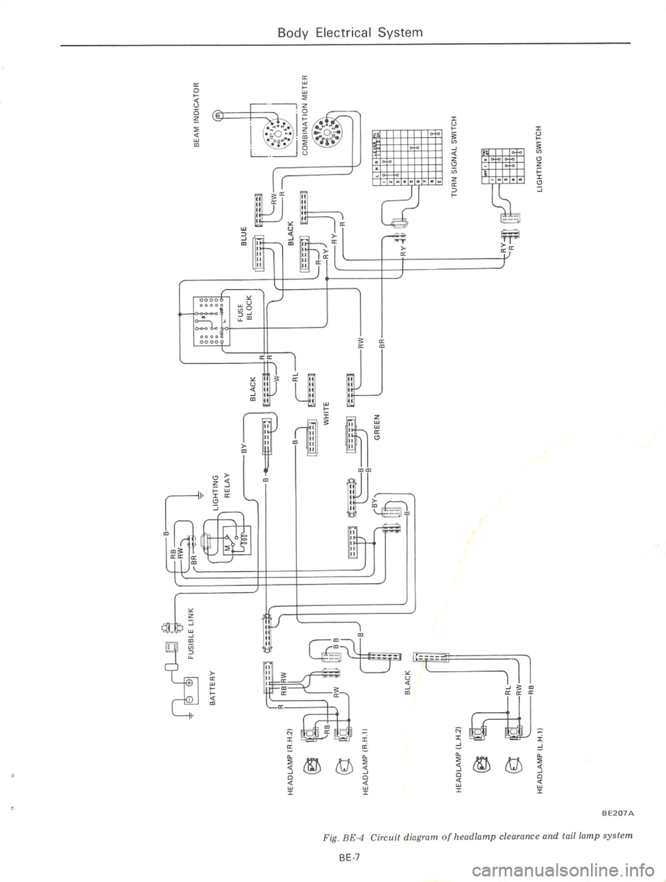 DATSUN 610 1974  Service Manual 