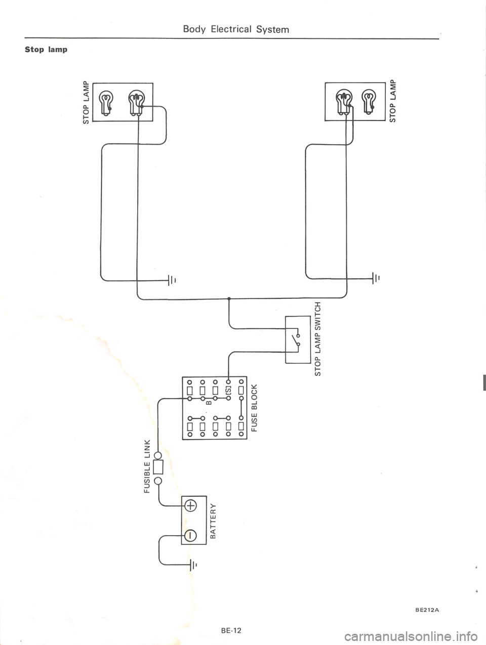 DATSUN 610 1974  Service Manual 