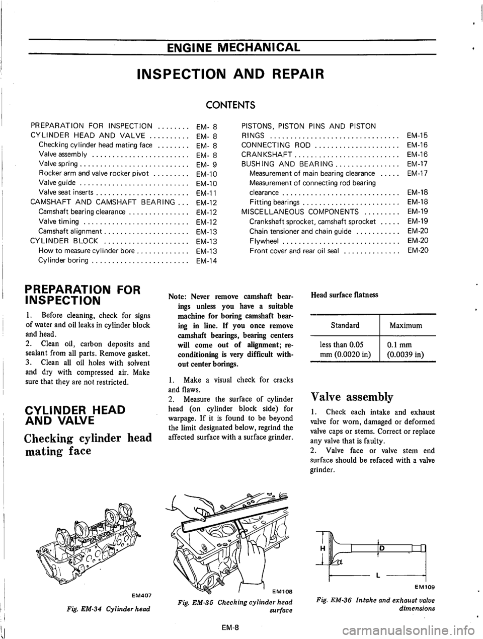DATSUN 610 1974  Service Manual 