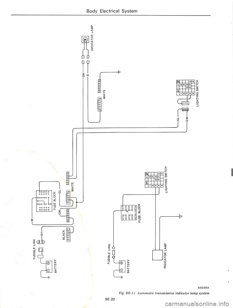 DATSUN 610 1974  Service Manual 