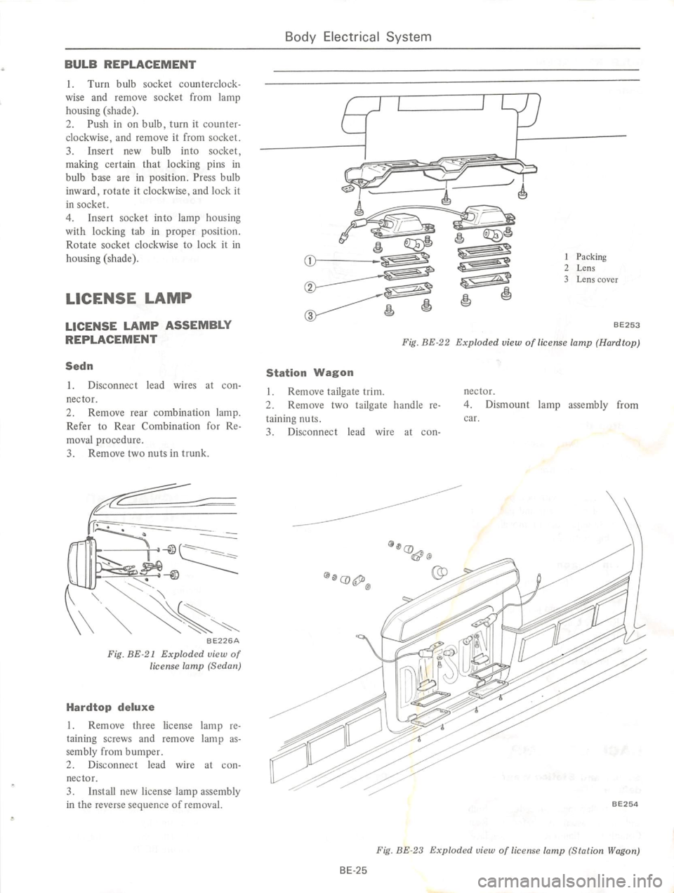 DATSUN 610 1974  Service Manual 