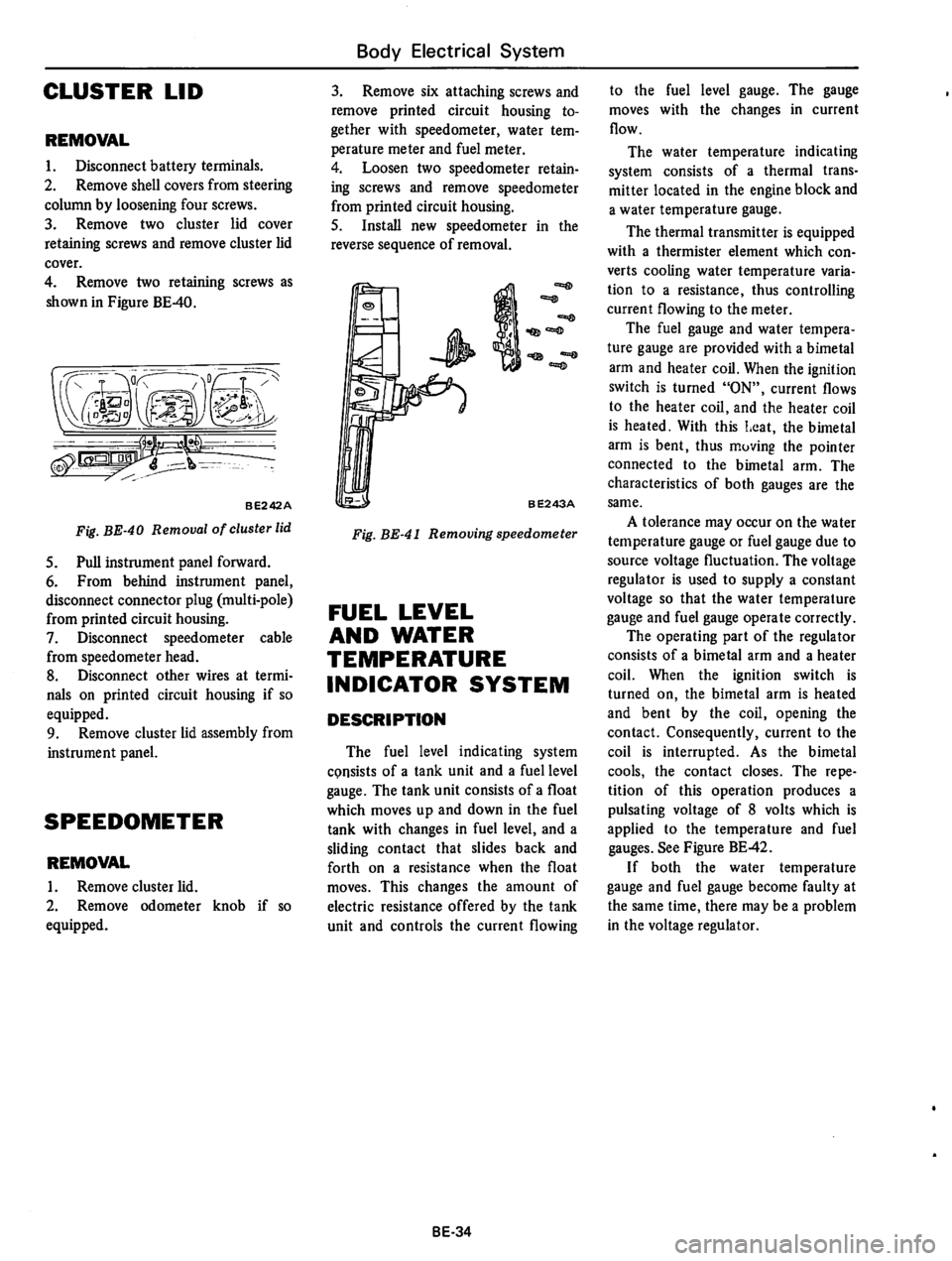 DATSUN 610 1974  Service Manual 
