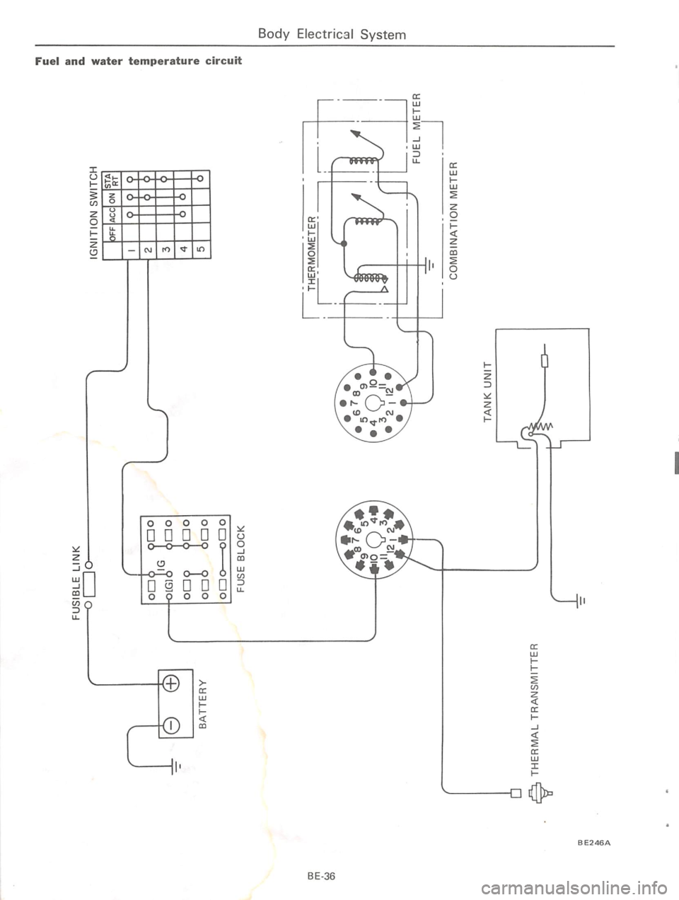 DATSUN 610 1974  Service Manual 