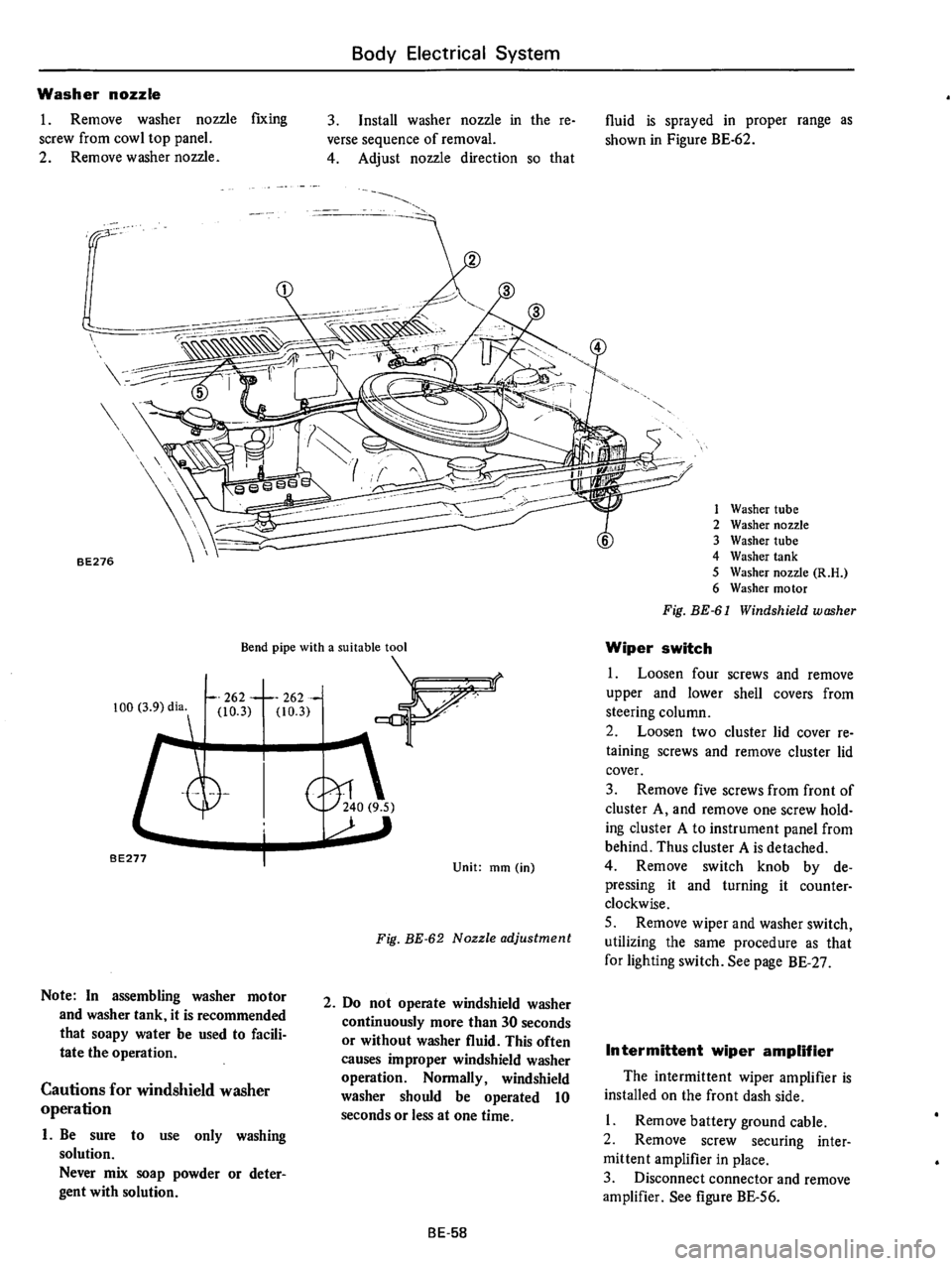 DATSUN 610 1974  Service Manual 