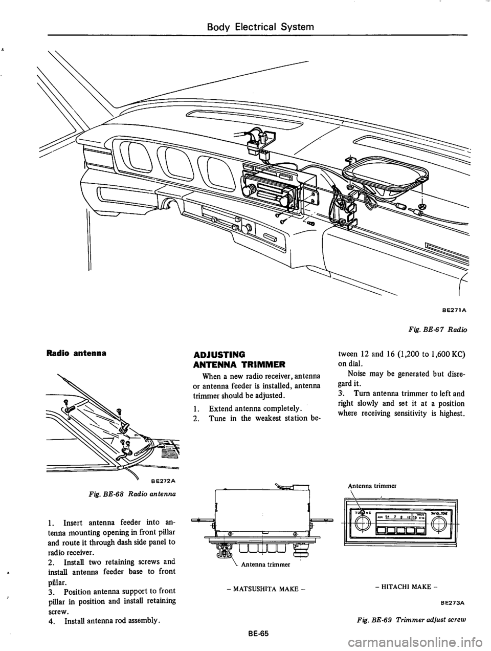 DATSUN 610 1974  Service Manual 