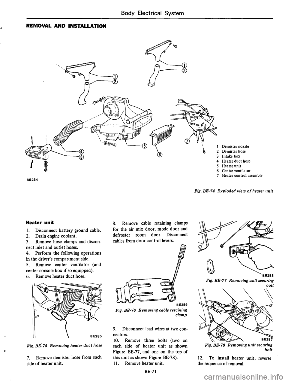 DATSUN 610 1974  Service Manual 