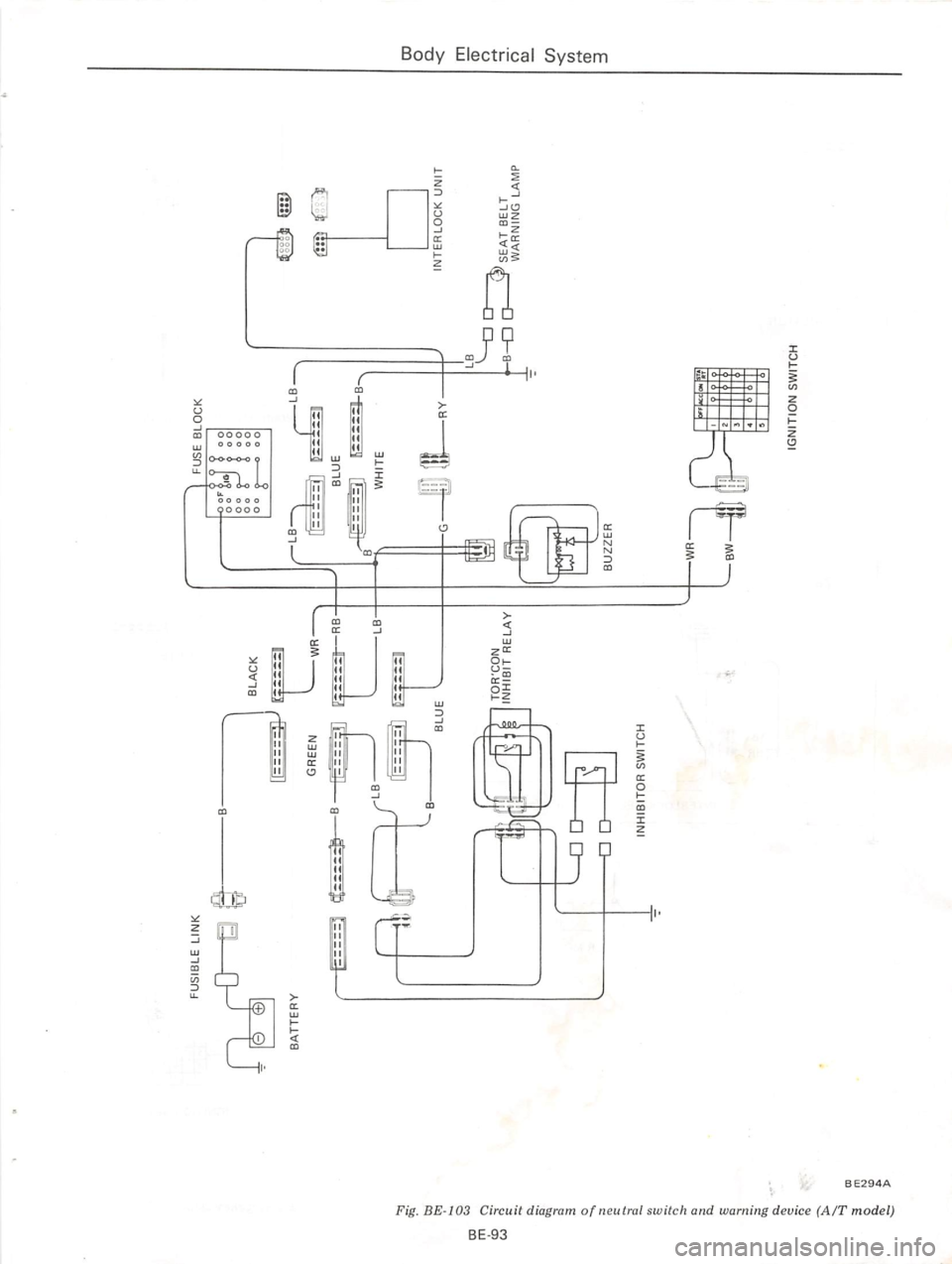 DATSUN 610 1974  Service Manual 