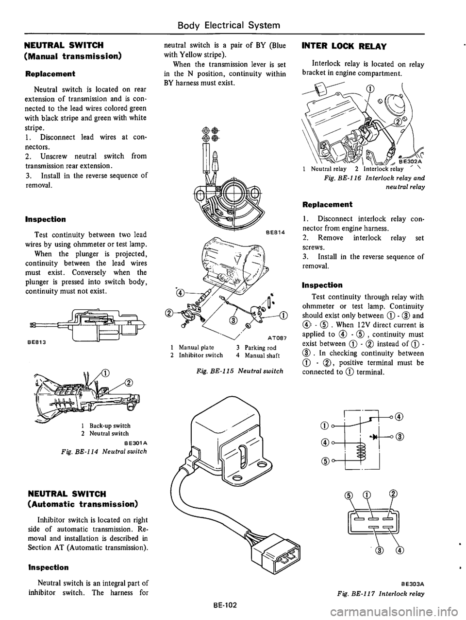 DATSUN 610 1974  Service Manual 
