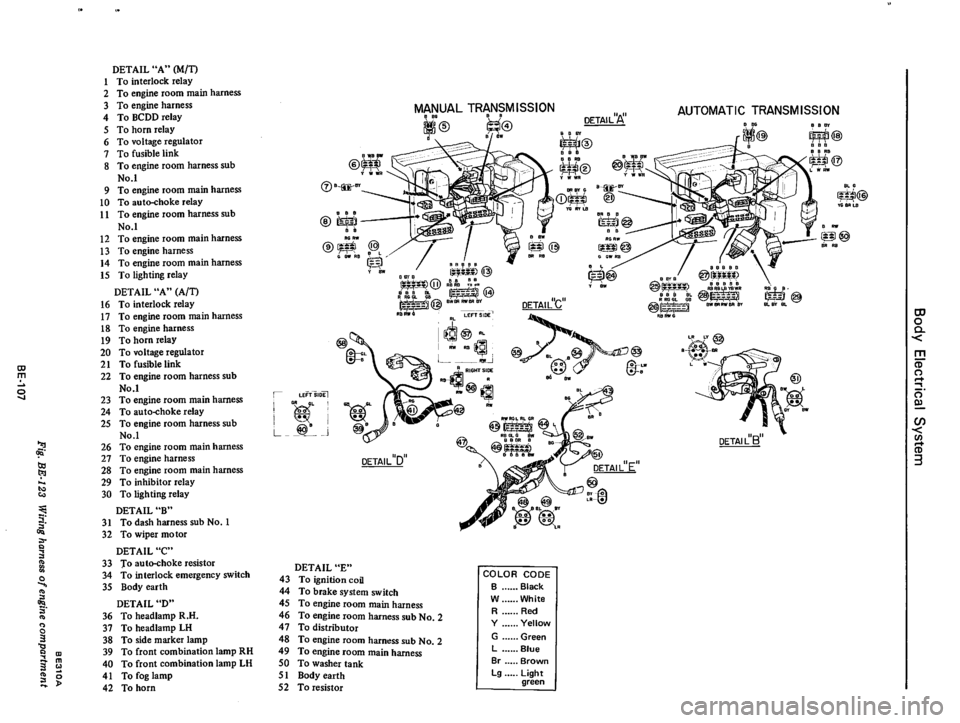 DATSUN 610 1974  Service Manual 