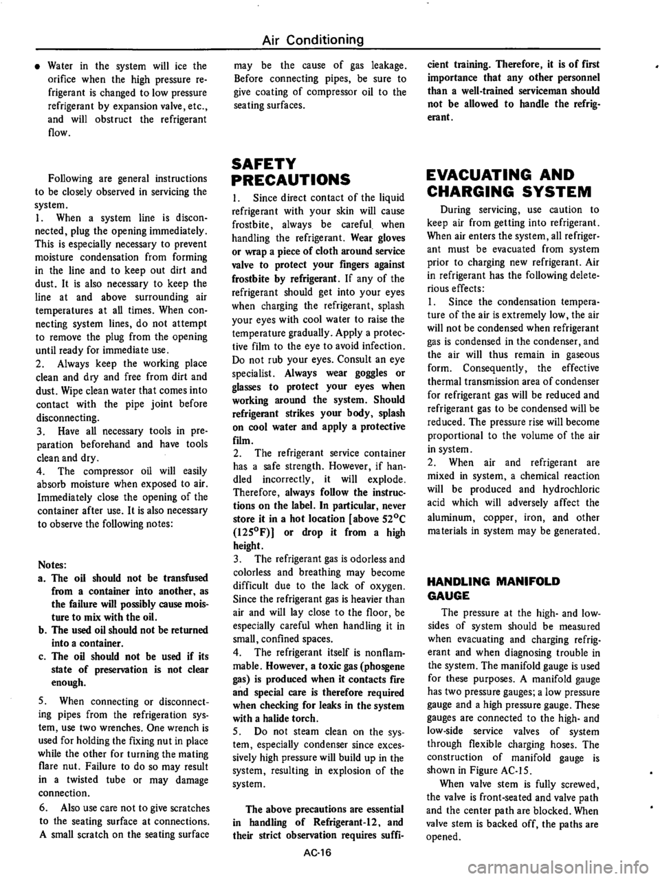 DATSUN 610 1974  Service Manual 