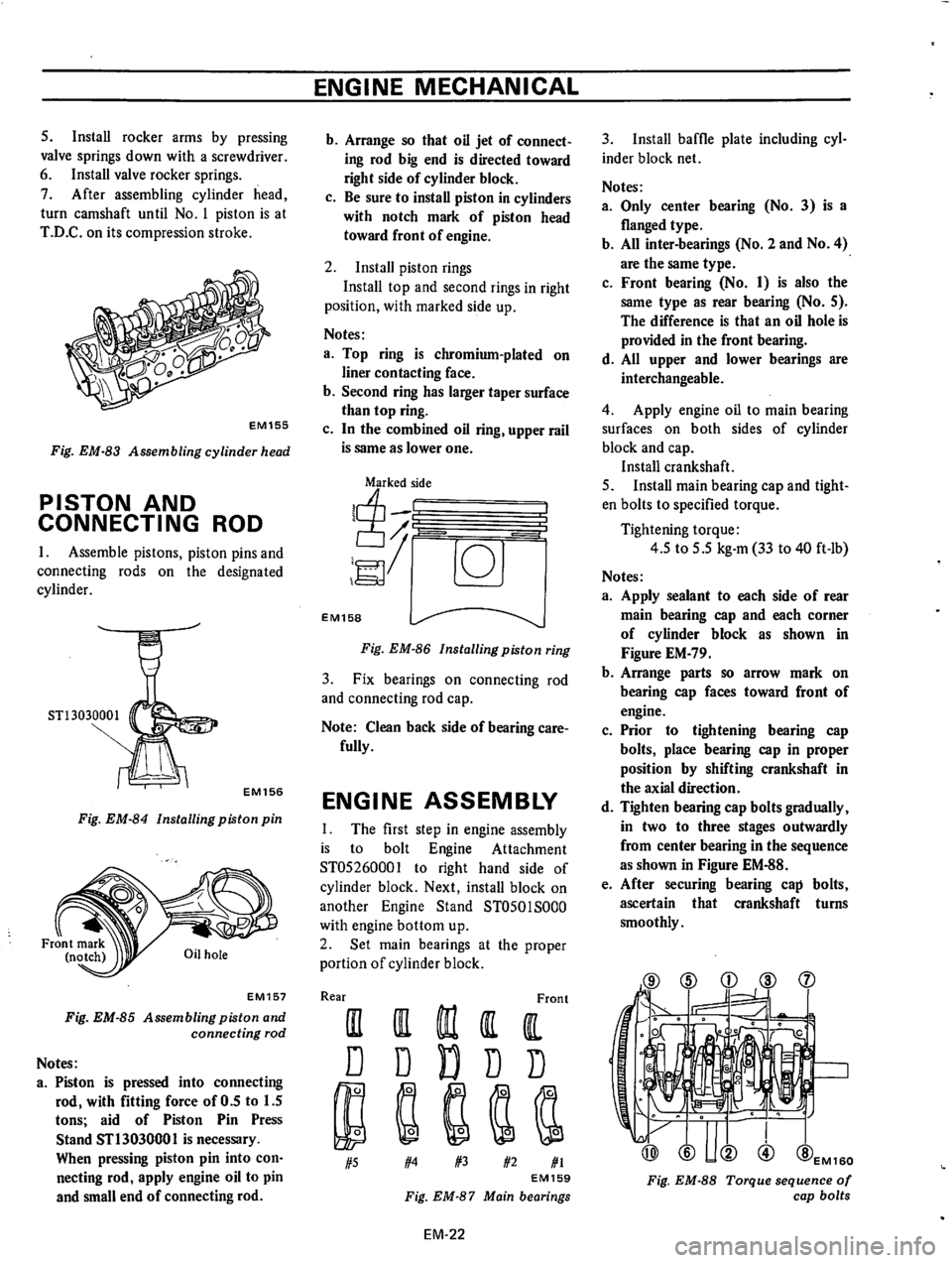 DATSUN 610 1974  Service Manual 