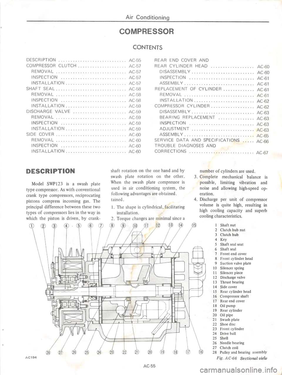DATSUN 610 1974  Service Manual 