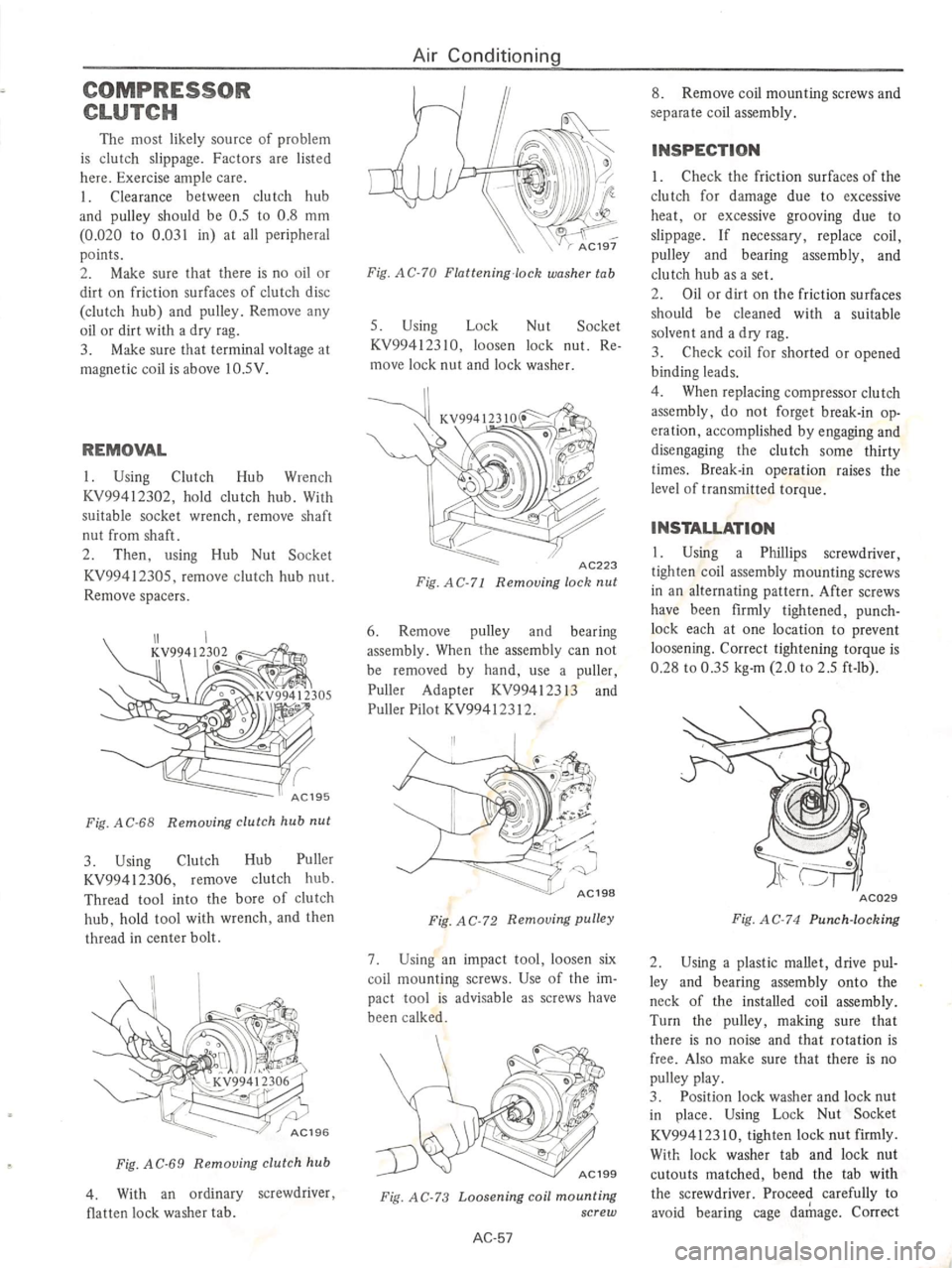 DATSUN 610 1974  Service Manual 
