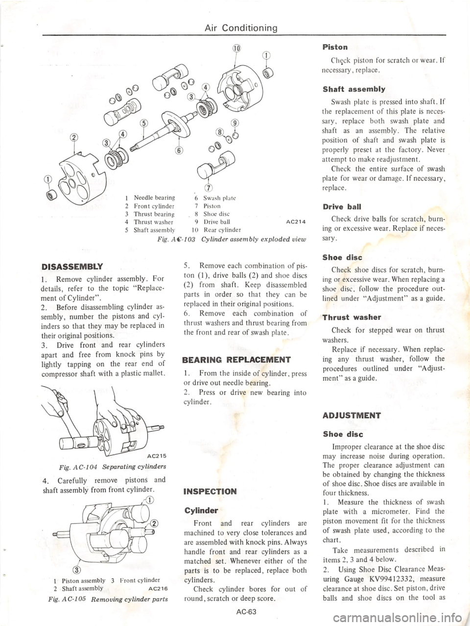 DATSUN 610 1974  Service Manual 