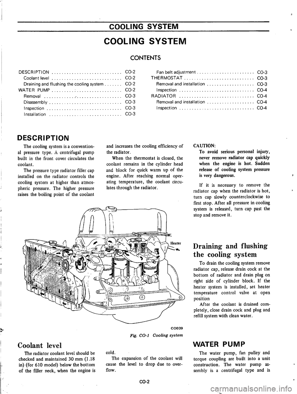 DATSUN 610 1974  Service Manual 