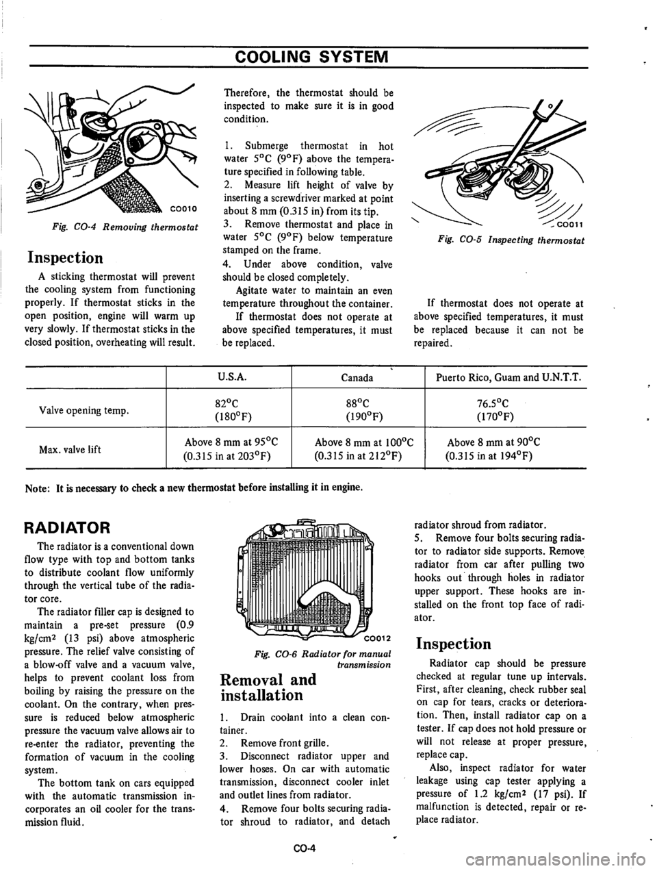 DATSUN 610 1974  Service Manual 