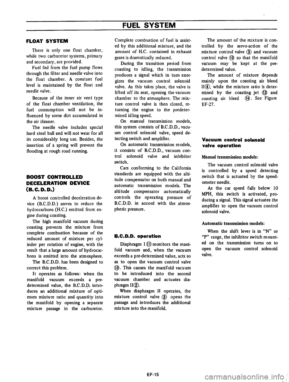DATSUN 610 1975  Service Manual 