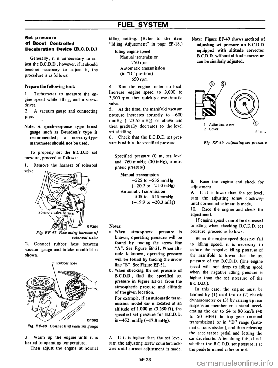DATSUN 610 1975  Service Manual 