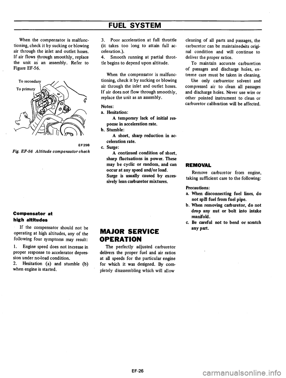 DATSUN 610 1975  Service Manual 