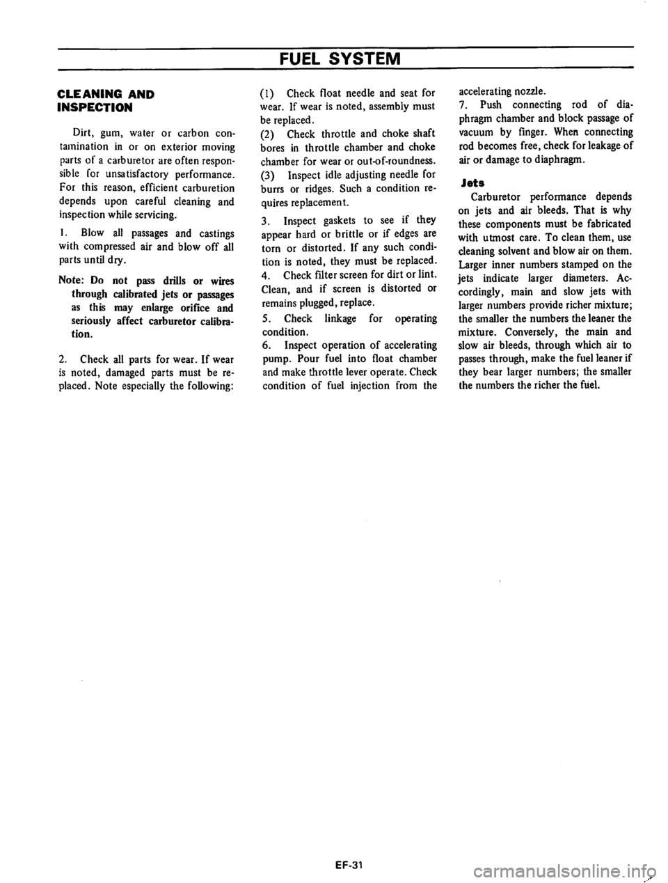 DATSUN 610 1975  Service Manual 