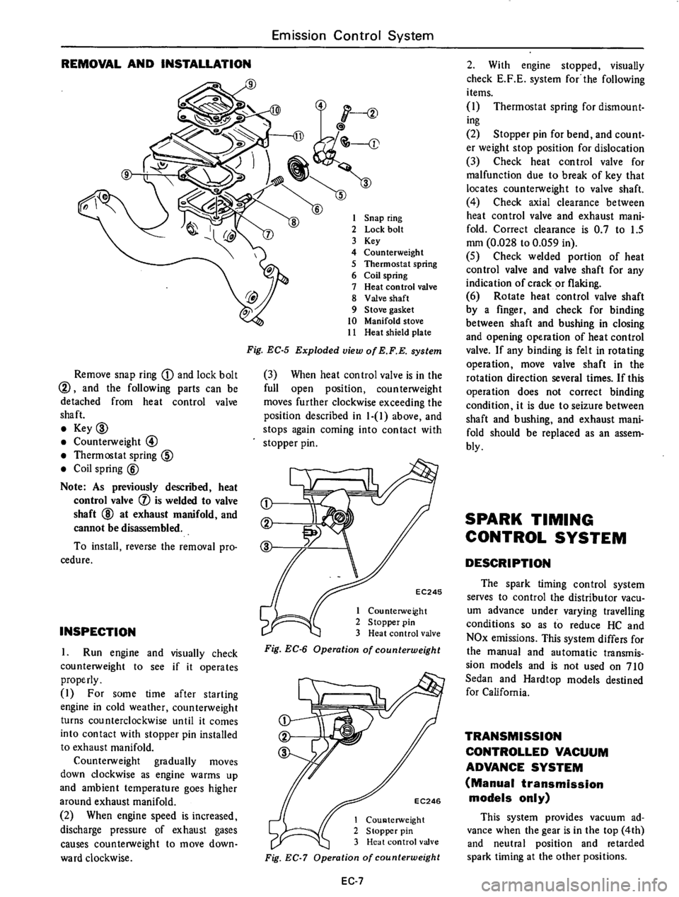 DATSUN 610 1975  Service Manual 