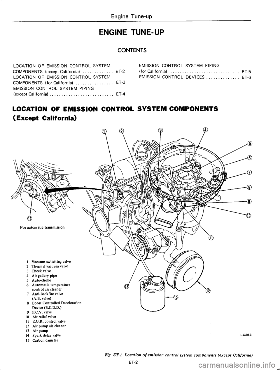 DATSUN 610 1975  Service Manual 