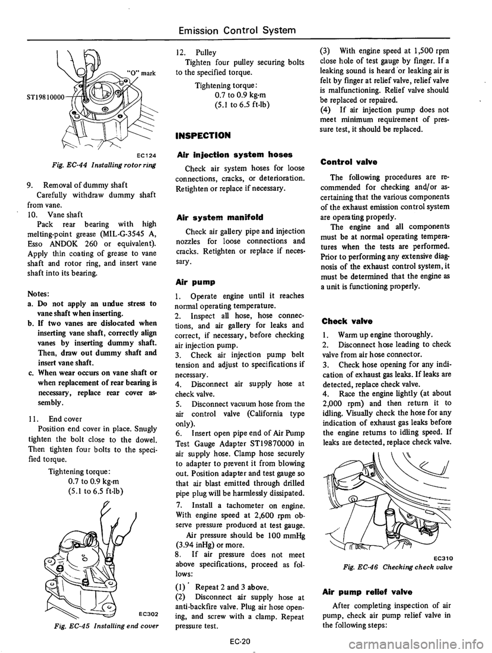 DATSUN 610 1975  Service Manual 