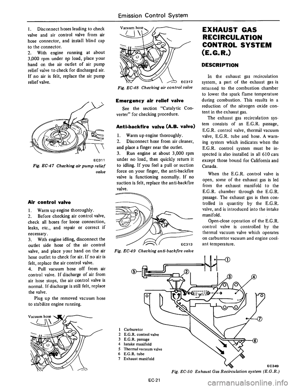 DATSUN 610 1975  Service Manual 
