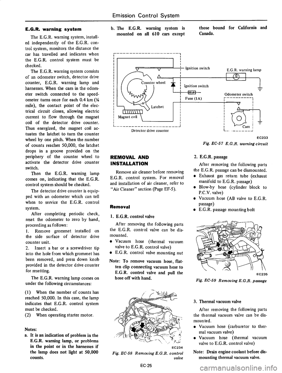DATSUN 610 1975  Service Manual 