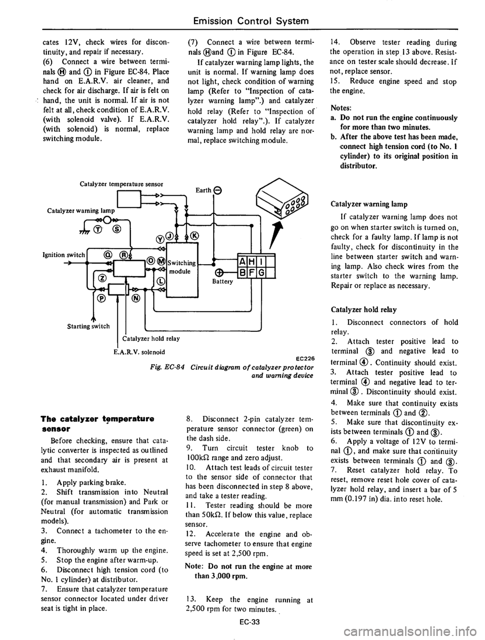 DATSUN 610 1975  Service Manual 