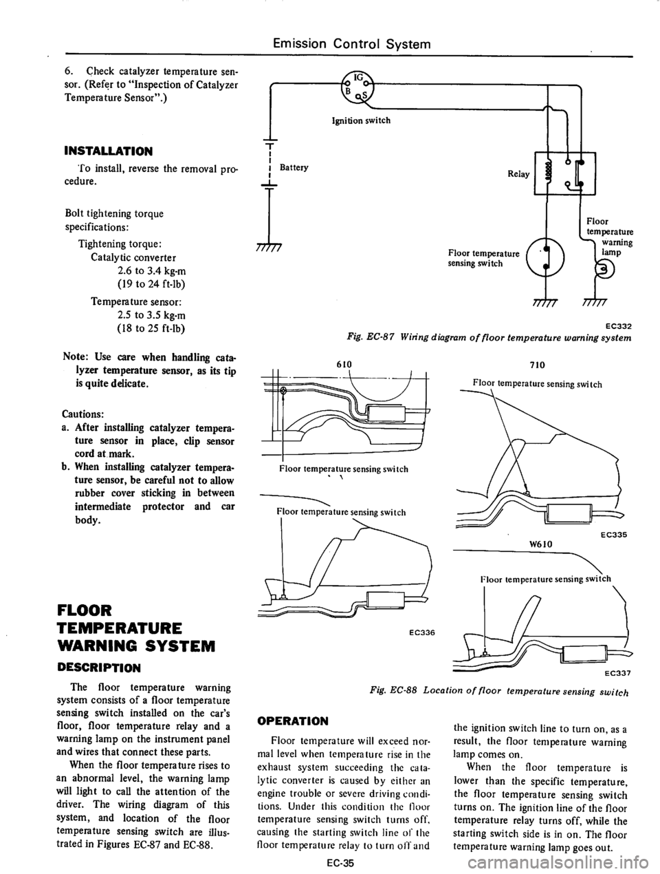 DATSUN 610 1975  Service Manual 