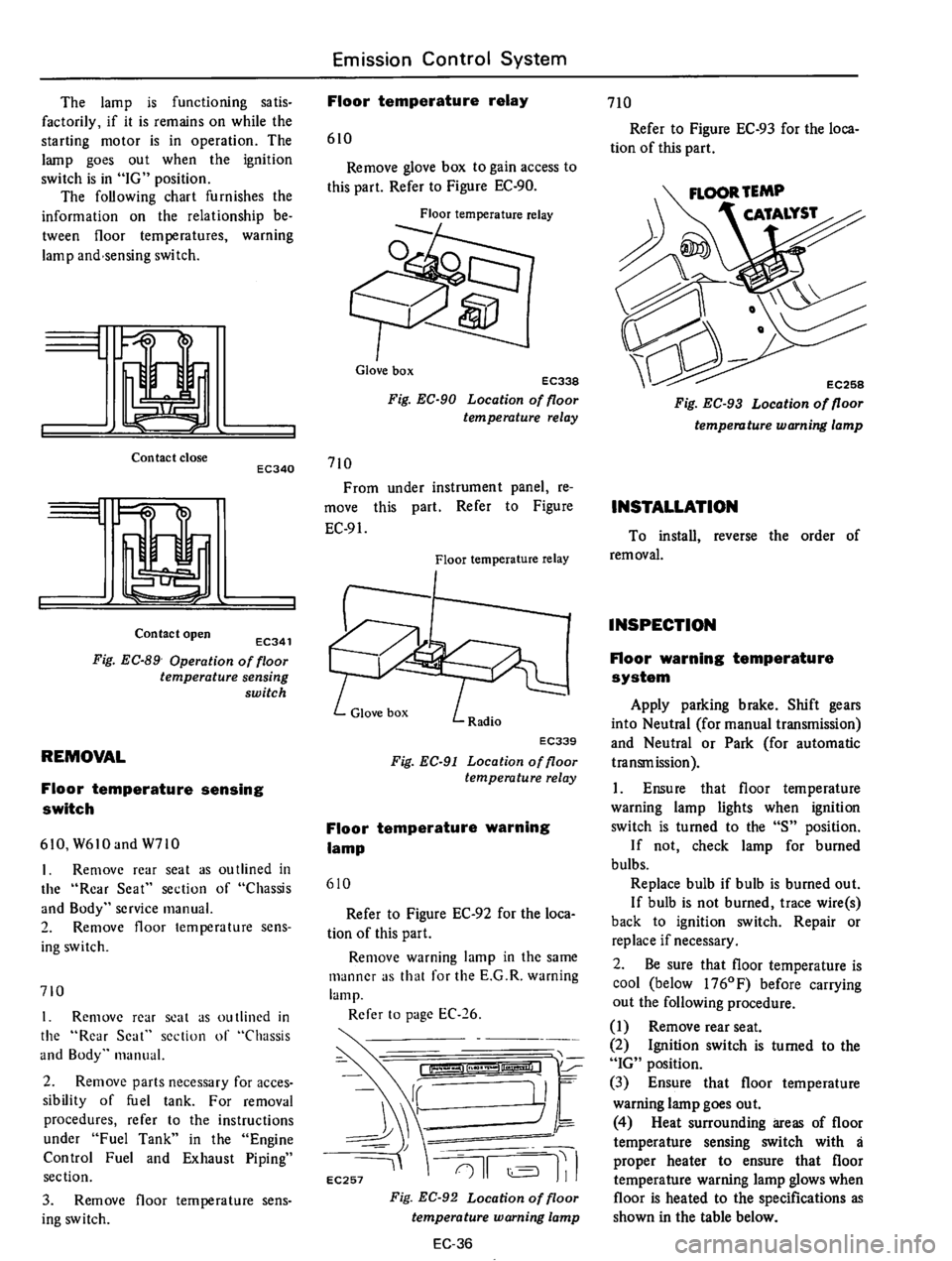 DATSUN 610 1975  Service Manual 