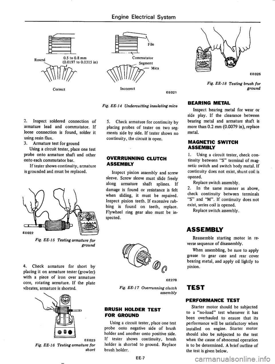 DATSUN 610 1975  Service Manual 