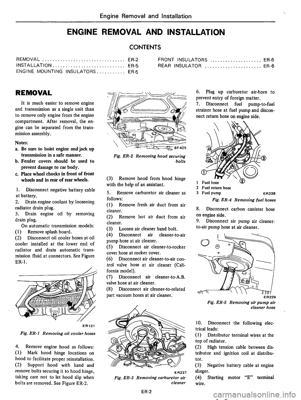 DATSUN 610 1975  Service Manual 