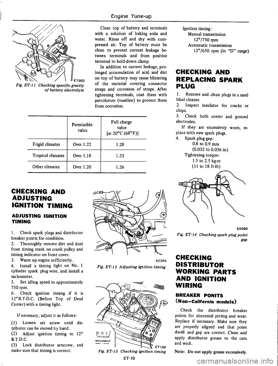 DATSUN 610 1975  Service Manual 