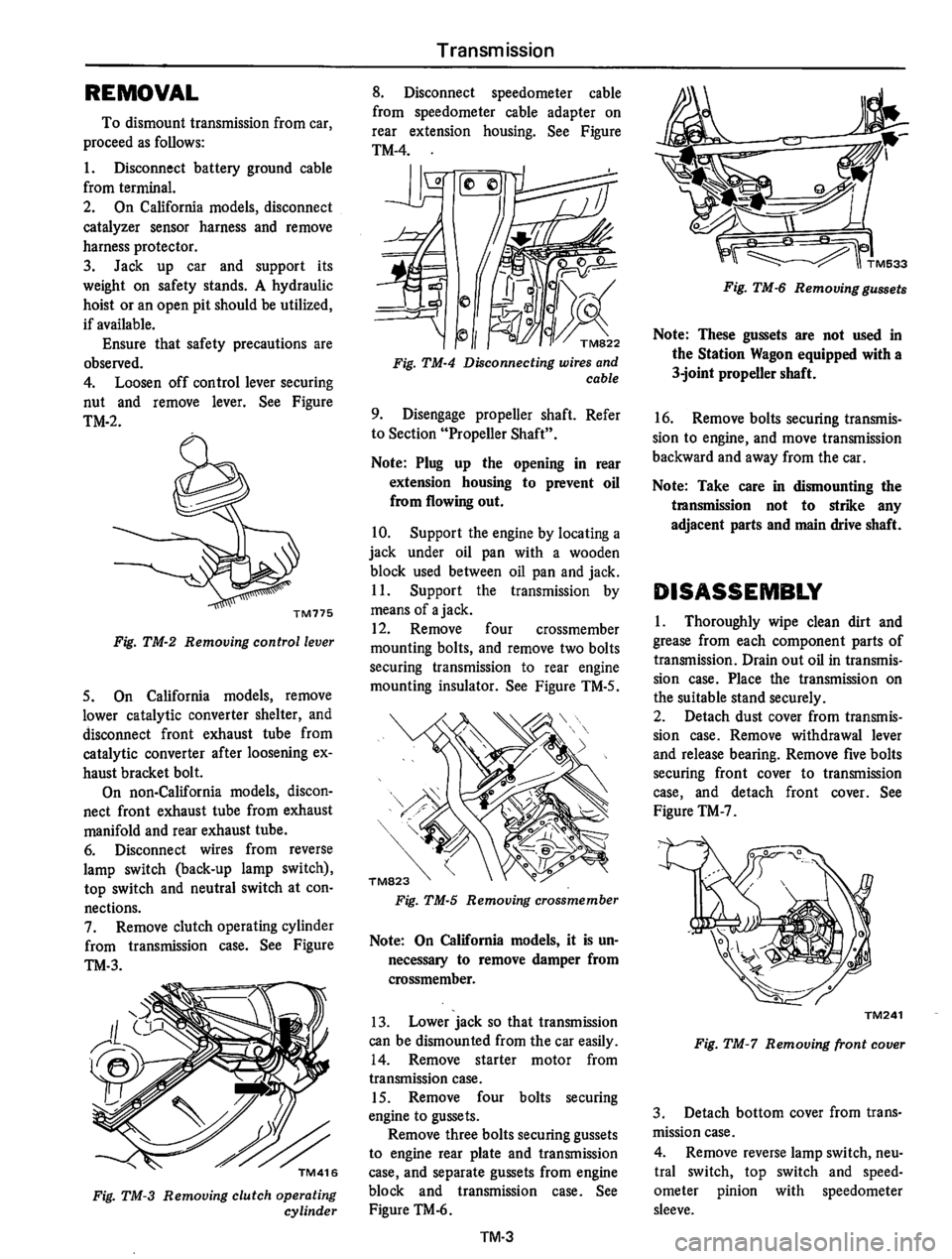 DATSUN 610 1975  Service Manual 