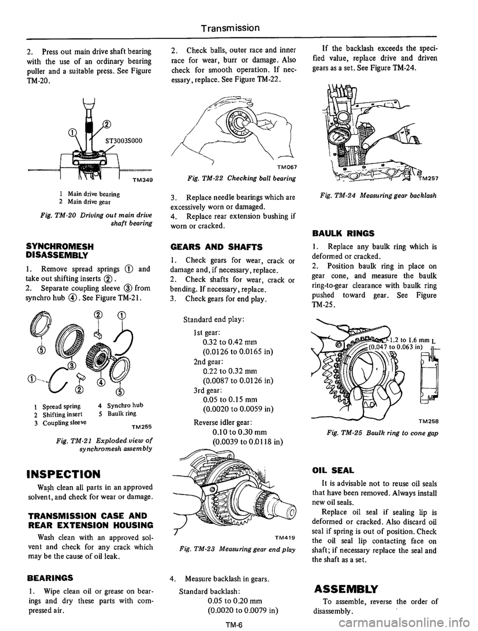 DATSUN 610 1975  Service Manual 
