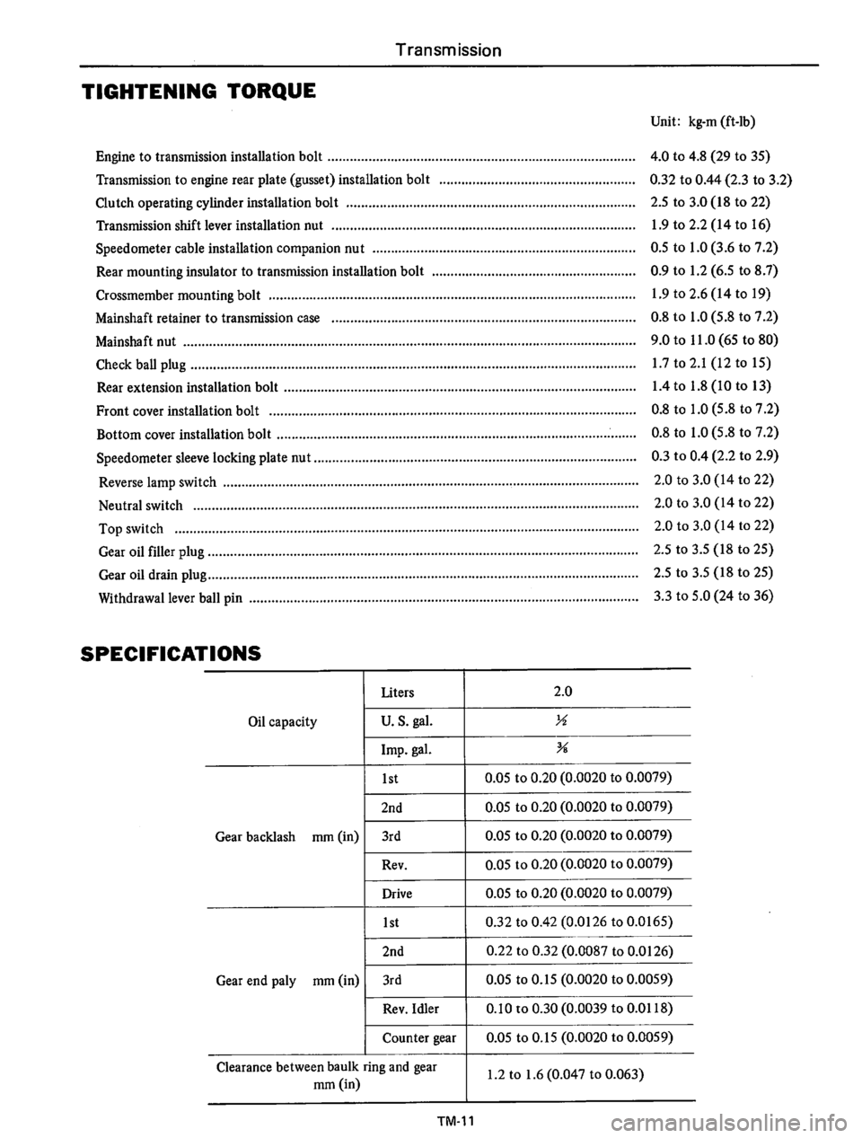 DATSUN 610 1975  Service Manual 