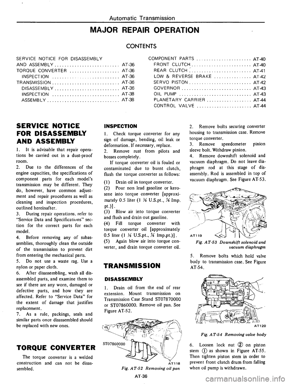 DATSUN 610 1975  Service Manual 